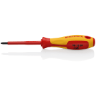 KNIPEX - Tournevis emprunte carrée R1 isolé 1000V