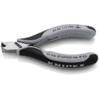 KNIPEX - Pince coupante de devant sans biseau pour l'électronique 115mm - Bi-matière ESD