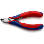 KNIPEX - Pince coupante de devant petit biseau pour l'électronique 115mm 27° - Bi-matière