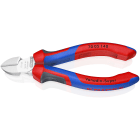 KNIPEX - Pince coupante de côté multiusage 140mm - Tête étroite - Bi-matière - Chromée