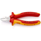 KNIPEX - Pince coupante de côté multiusage tête étroite 140mm Bi-matière Chromée 1000V