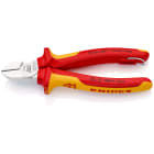 KNIPEX - Pince coupante de côté multiusage 160mm - Bi-matière Chromée 1000V Antichute SC