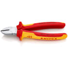 KNIPEX - Pince coupante de cote multiusage 180mm Bi-matiere - Chromee - 1000V