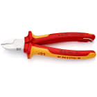 KNIPEX - Pince coupante de côté multiusage 180mm Bi-matière - Chromée 1000V Antichute
