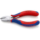 KNIPEX - Pince coupante de côté multiusage avec ressort 110mm - Bi-matière - Chromée