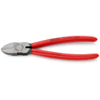 KNIPEX - Pince coupante de côté sans biseau pour plastique avec ressort 180mm Gainage PVC