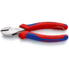 KNIPEX - Pince coupante de cote X-Cut demultipliee 160mm - Bi-matiere Chromee Antichute