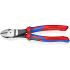 KNIPEX - Pince coupante de côté forte démultiplication 200mm - Gainage Tri-matière - SC