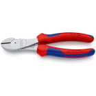 KNIPEX - Pince coupante forte démultiplication 180mm - Gaines Bi-matière - Chromée