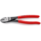 KNIPEX - Pince coupante de côté forte démultiplication 200mm coudée à 25° - Gainage PVC