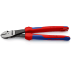 KNIPEX - Pince coupante forte démultiplication 250mm - Coudée 25° Bi-matière Antichute SC