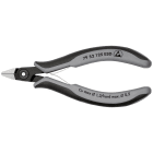 KNIPEX - Pince coupante tête pointue petit biseau 125mm Ressort Bi-matière ESD Serre-fils