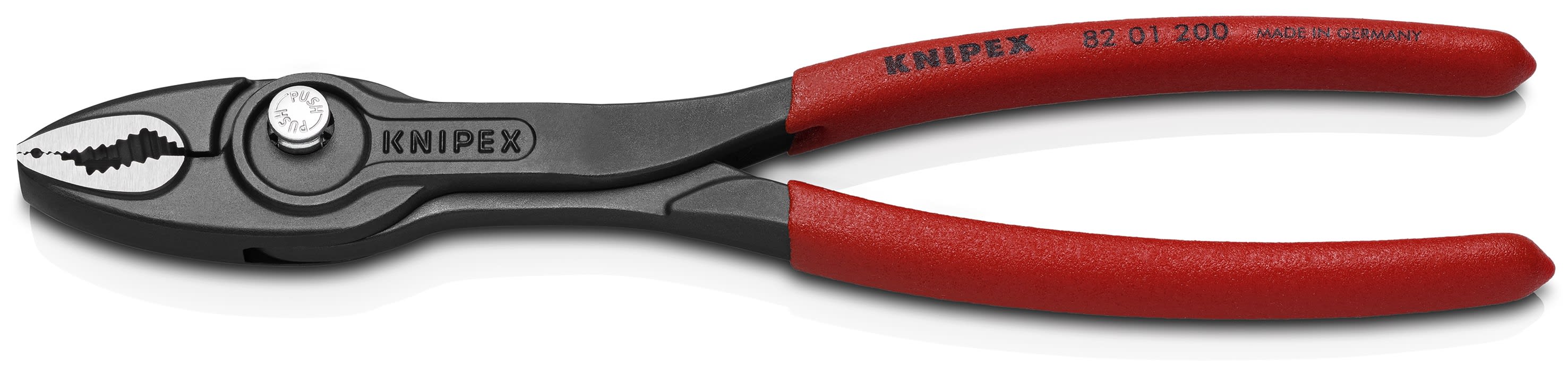KNIPEX - Pince multiprise frontale et laterale Twingrip 200mm - Gainage PVC - Tete polie