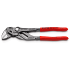KNIPEX - Pince-clé noire tête polie 180mm - Gainage PVC - Capacité 40mm