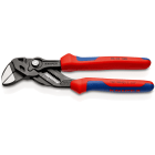 KNIPEX - Pince-clé atramentisée noire 180 mm - Gainage bi-matière - Ouverture 40mm