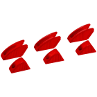 KNIPEX - Mâchoires de protection adaptables sur pince-clé 300mm - Set de 3 paires