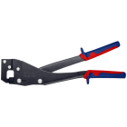 KNIPEX - Pince à sertir les profilés métalliques 340mm - 2 mains - Bi-matière - EAN