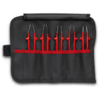 KNIPEX - Lot de 5 pinces brucelles isolées 1000V en trousse tissu