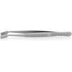 KNIPEX - Pince brucelle inox 120mm lisse rectangulaire coudée