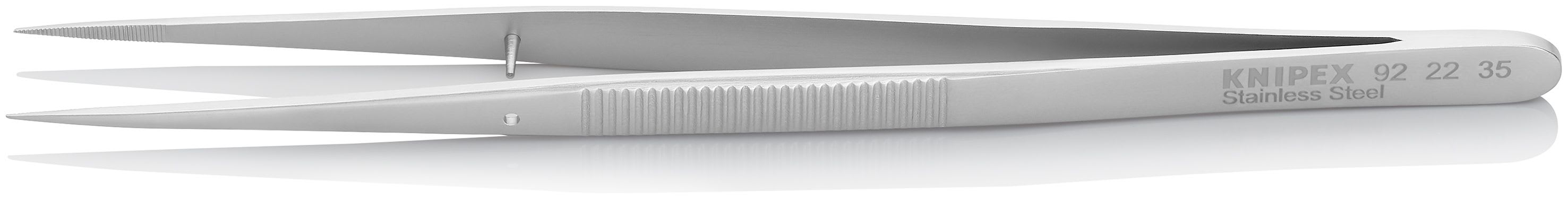 KNIPEX - Brucelle de précision 155mm droite - Pointue - Acier inoxydable antimagnétique
