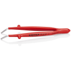 KNIPEX - Pince brucelle inox 142mm coudee isolee 1000V