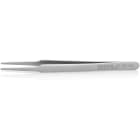 KNIPEX - Brucelle de précision 120mm droite - Forme ronde effilée - Acier inoxydable
