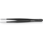 KNIPEX - Brucelle de précision 145mm droite ESD Pointes rondes Acier Inox antimagnétique