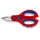 KNIPEX - Ciseaux d électricien 160mm - Gainage bi-matière - Tranchant en inox