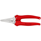 KNIPEX - Ciseaux universels coupe-tout 140mm droits - Poignées PVC - Acier inox