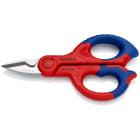 KNIPEX - Ciseaux d électricien 155mm - Gainage bi-matière - Tranchant en Inox