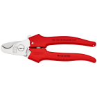 KNIPEX - Coupe-câbles Cu/Al - 165mm - Ø10mm/24mm² - Poignées PVC - Acier inoxydable