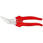 KNIPEX - Ciseaux universels coupe-tout 185mm coudés à 40° - Poignées PVC - Acier inox