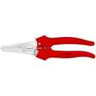 KNIPEX - Ciseaux universels coupe-tout 190mm - Poignées PVC - Acier Inox