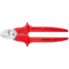 KNIPEX - Coupe-câbles 230mm Ø16mm/50mm² - Gainage surmoulé isolé 1000V - Acier inox