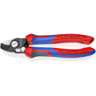 KNIPEX - Coupe-câbles 165mm - Ø15mm/50mm² Cu/Al - Gainage tri-matière - Avec ressort