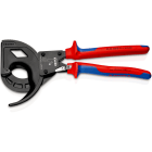 KNIPEX - Coupe-câbles à cliquet 320mm - Cu/Al Ø60mm/600mm² - Gainage bi-matière