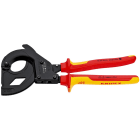 KNIPEX - Coupe-câbles à cliquet 315mm - Câbes SWA Ø45mm/380mm² - Gainage Isolé 1000V