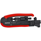 KNIPEX - Outil de compression connecteurs coaxiaux 175mm - Pour connecteurs F, BNC et RCA