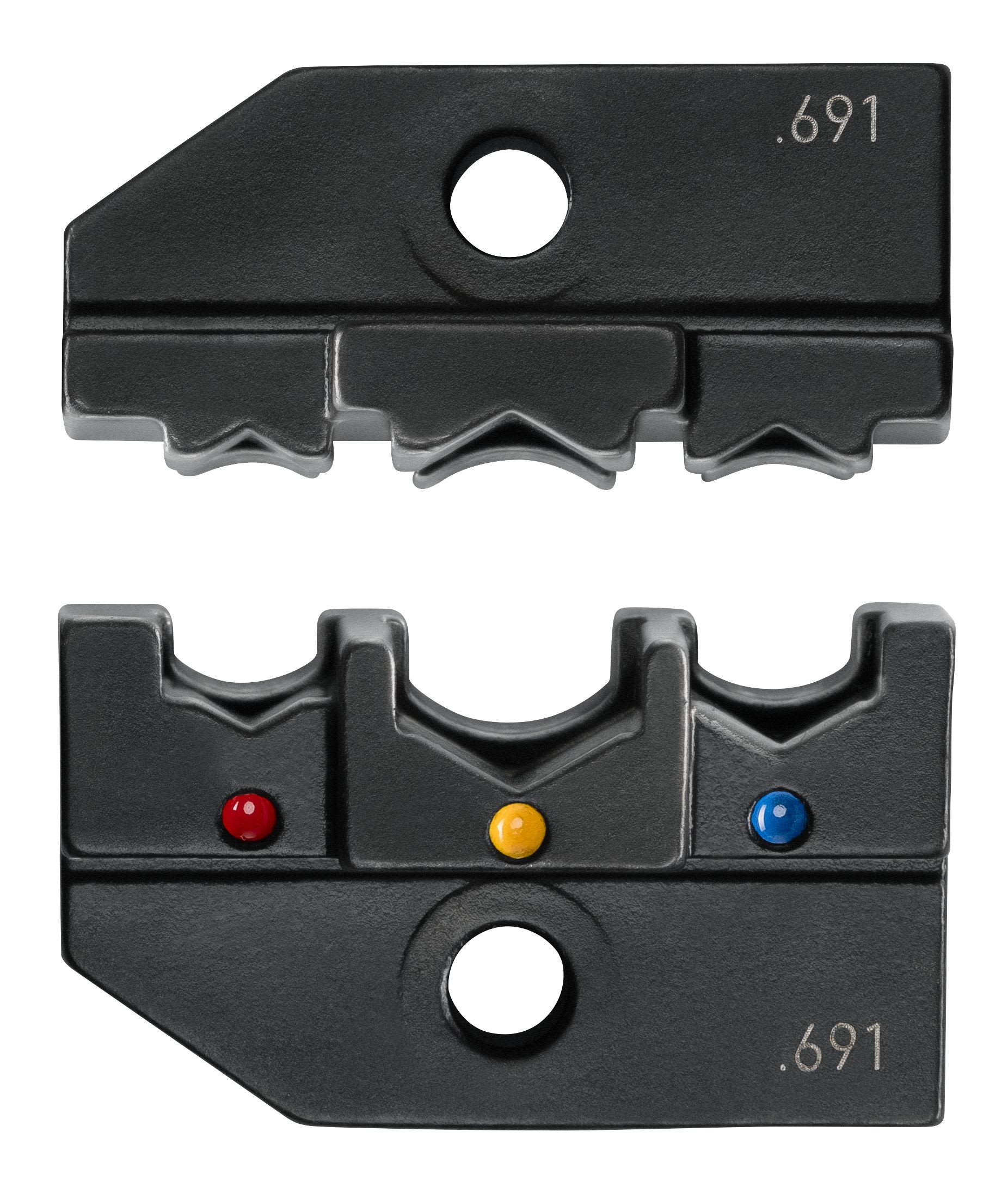 KNIPEX - Matrice de sertissage pour cosses PIDG pré-isolées 0,5 à 6mm²