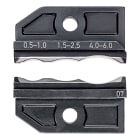 KNIPEX - Matrices pour 97 43 200 - Sertissage cosses gaine thermo rétractable 0,5 à 6mm²