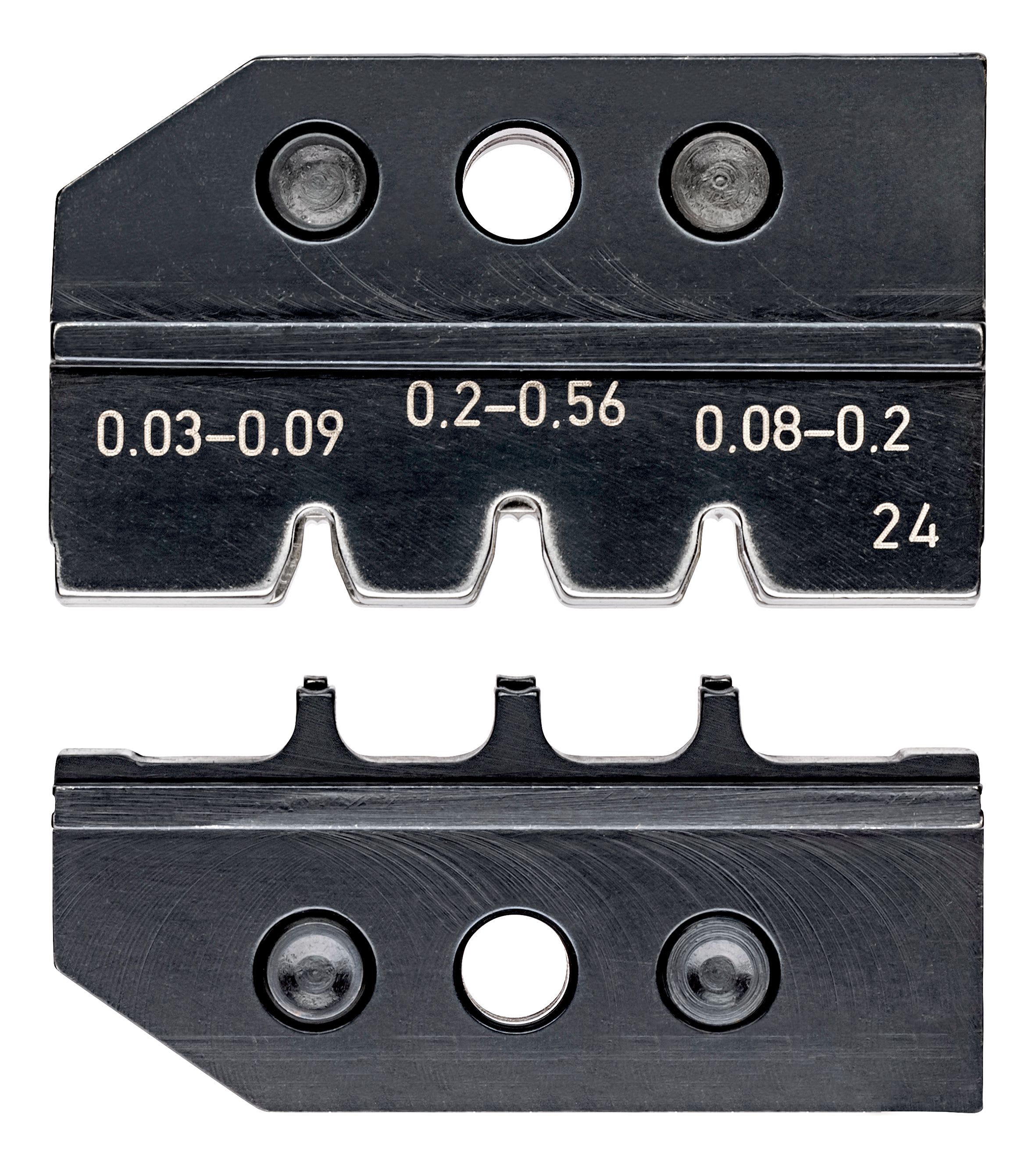 KNIPEX - Matrices pour 97 43 200 - Sertissage connecteur D-Sub; HD 20; HDE 0,03 à 0,56mm²