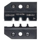 KNIPEX - Matrices pour 97 43 200 - Sertissage connecteur D-Sub; HD 20; HDE 0,03 à 0,56mm²