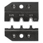 KNIPEX - Matrices pour 97 43 200 - Sertissage pour connecteurs MQS 0,25 / 0,35 / 0,5mm²