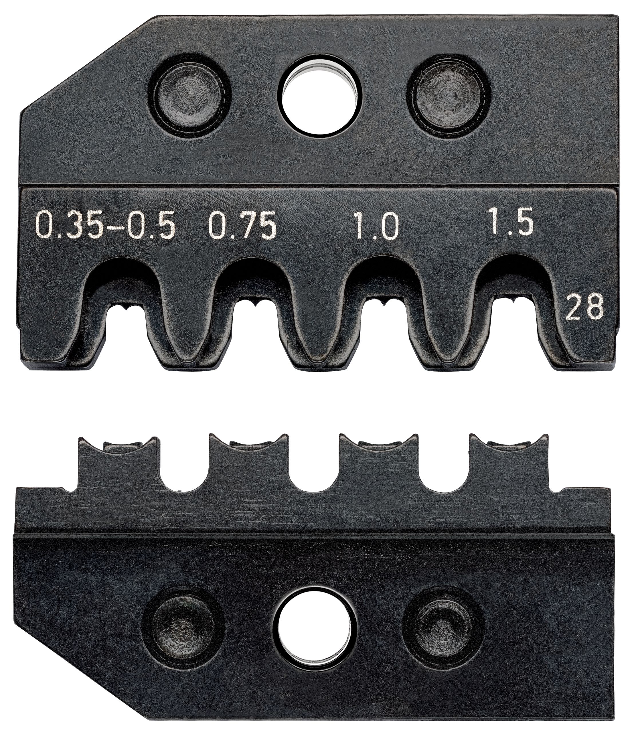 KNIPEX - Matrices pour 97 43 200 - Sertissage cosses AMP Superseal 1.5 Tyco Electronics