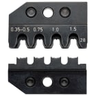 KNIPEX - Matrices pour 97 43 200 - Sertissage cosses AMP Superseal 1.5 Tyco Electronics