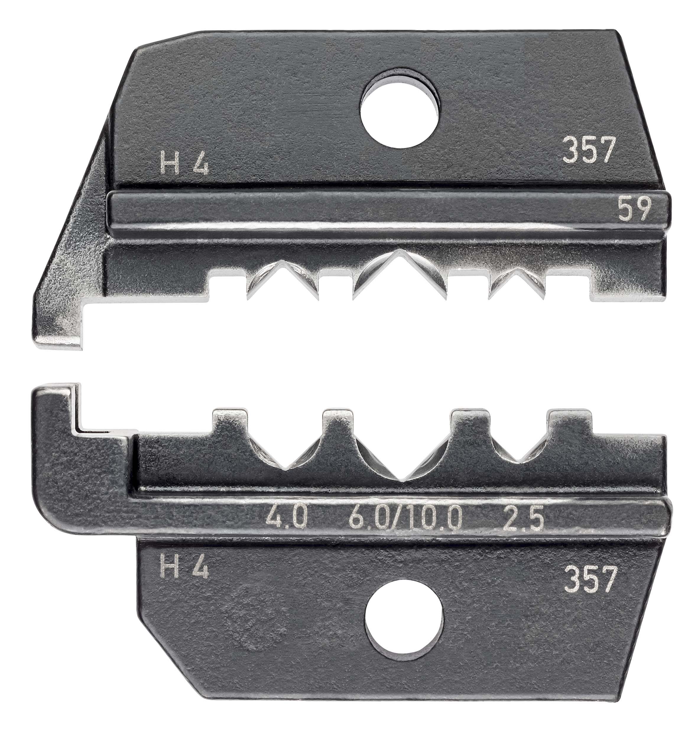 KNIPEX - Matrices pour 97 43 200 - Sertissage connecteurs solaires Helios H4 (Amphenol)