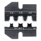 KNIPEX - Matrices pour 97 43 200 - Sertissage connecteurs solaires MC4 2,5/6mm²