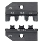 KNIPEX - Matrices pour 97 43 200 - Sertissage pour connecteurs solaires MC4 de 4 / 10mm²