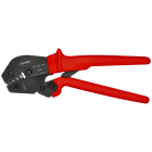 KNIPEX - Pince à sertir - Gainage PVC - Pour cosses à fût ouvert 0,1-2,5mm²