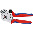 KNIPEX - Pince à sertir 4 points - Pour contacts tournés - Ecran numérique
